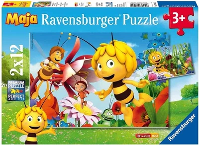 RAVENSBURGER - Puzzle 2x12 Piezas MAYA la abeja en el prado florido - - RAV0... - Imagen 1 de 3
