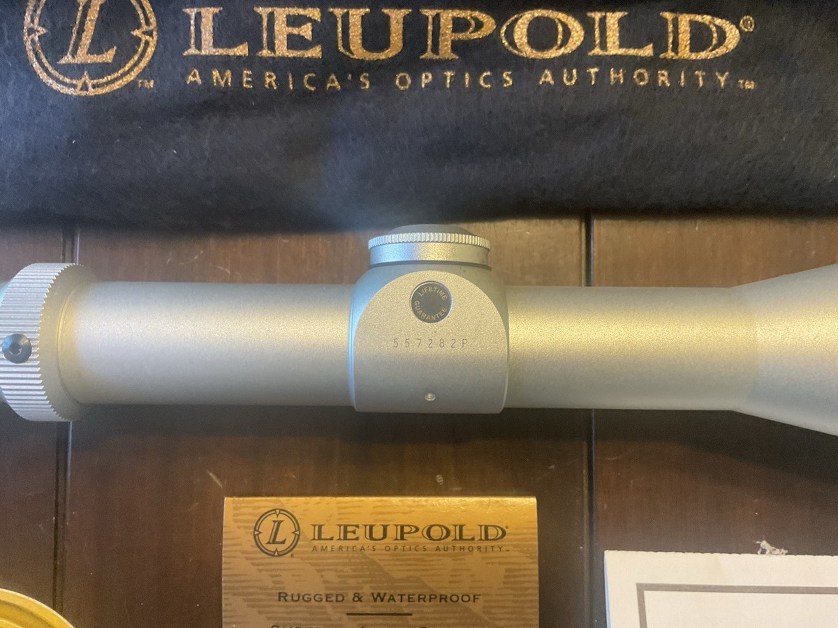 Leupold VX II 4-12x40 Silver Scope Adjustable Objective W/ Box