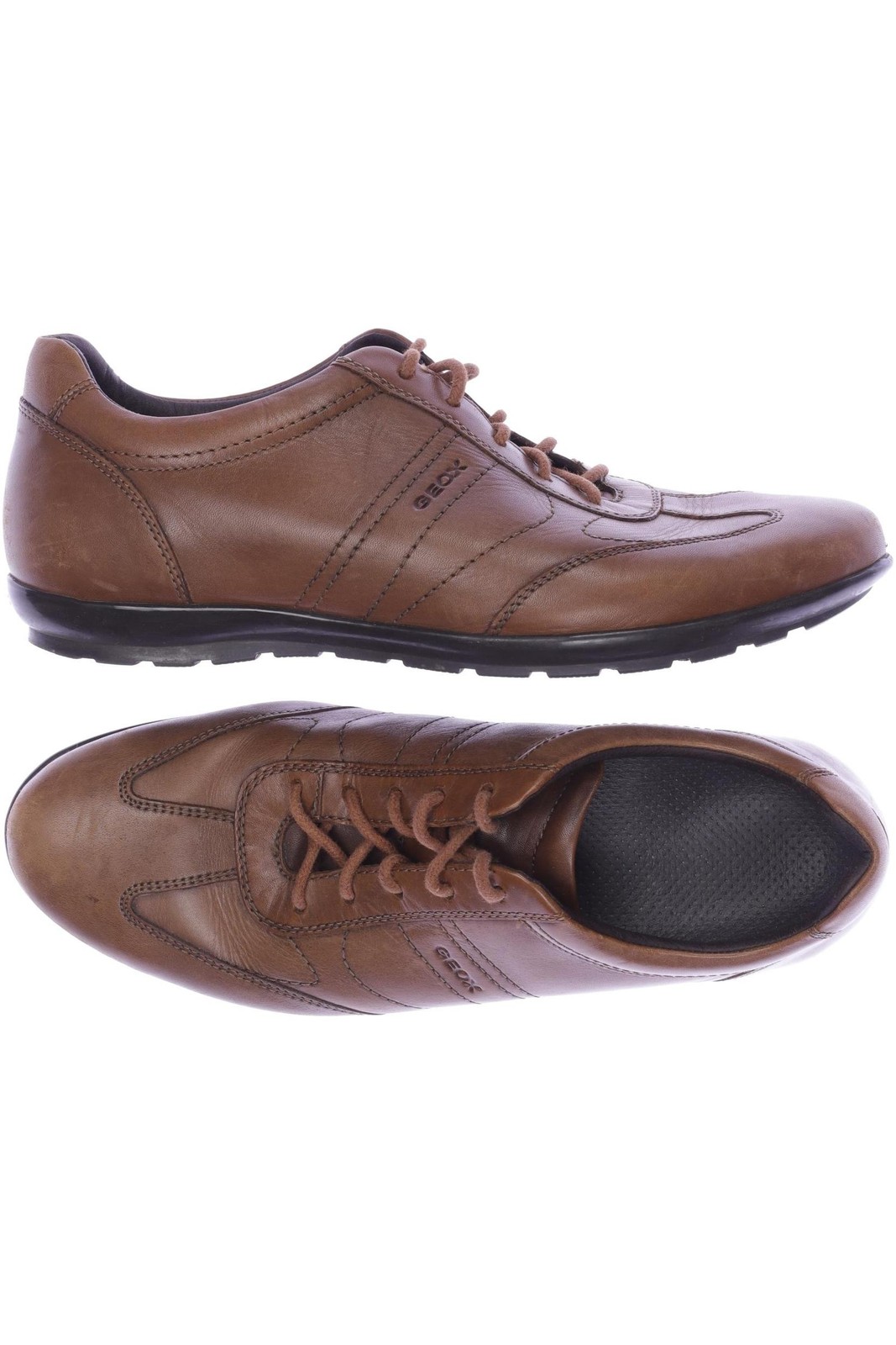 Geox scarpa bassa uomo slipper scarpe fisse taglia EU 42 marrone #keen29t