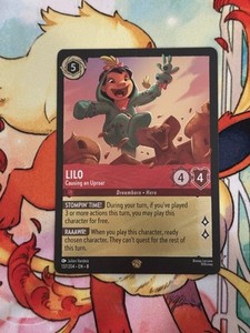 FOIL Lorcana Reign of Jafar - Lilo - Causing an Uproar 137/204 Legendary FOIL