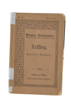 Lessing : Emilia Galotti Meyers Volksbücher (Antiquarisch) Akzep