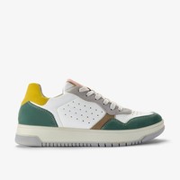 Clarks Womens Hartridge Walk Green Combination Trainers Leather Sports