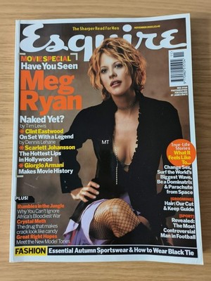 ESQUIRE Magazine November 2003 RARE (1106) Meg Ryan Scarlett Johansson Clint Eas