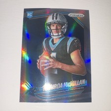 Panini 2025 Prizm Football Tetairoa McMillan Rookie Prizm Carolina Panthers #401