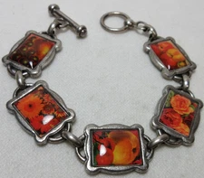 CLASSIC HARDWARE BRACELET PANEL LINK TOGGLE  #43