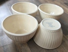 Lot of 4 Coventry Athena Ivory Cereal Salad Bowls