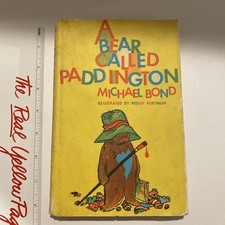 A Bear Called Paddington ~ Michael Bond ~ 1960 Riverside Press HCDJ 6PR