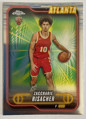 2024-25 Topps Chrome 169 RC Zaccharie Risacher | eBay