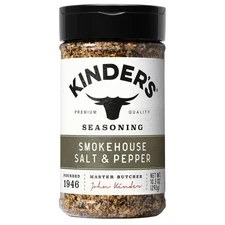 2 PACK Kinder's Smokehouse Salt & Pepper Seasoning 10.3 oz. EXP 7/2028+
