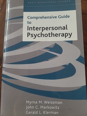Comprehensive Guide to Interpersonal Psychotherapy by Myrna M. Weissman, Gerald