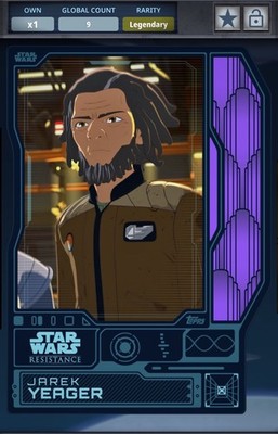 Star Wars Card Trader 2023 Legendary Monument Jarek Yeager