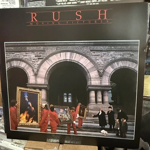 RUSH Moving Pictures Ltd Opaque Red Vinyl Gently Used 40th Anniv Peart Geddy Lee