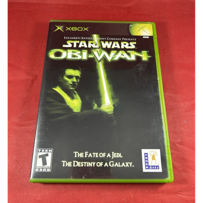 Star Wars Obi-Wan Complete Xbox Game 2001 with Manual Multiplayer