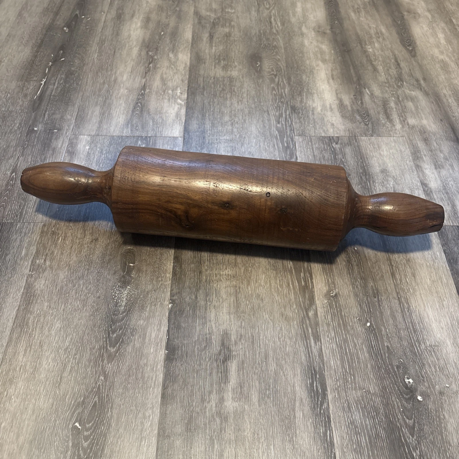 VTG Solid Hardwood Rolling Pin Heavy Artisan Turned Wood Baker Tool Unique
Opens in a new window or