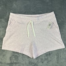 32 Degrees Cool Women's Smokey Grape Sweat Shorts Size Large 1577450 NWT