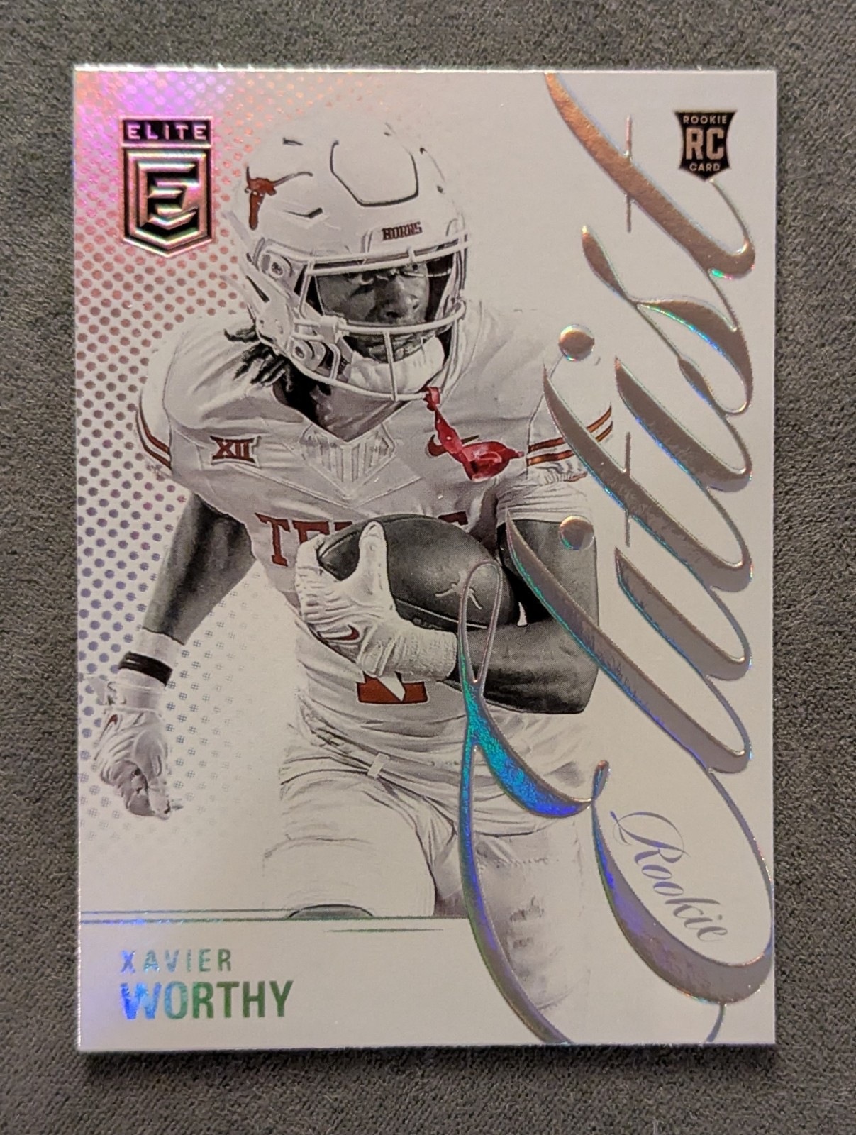 2024 Panini Donruss Elite Xavier Worthy Rookie Elitist RC #14 Kansas City Chiefs