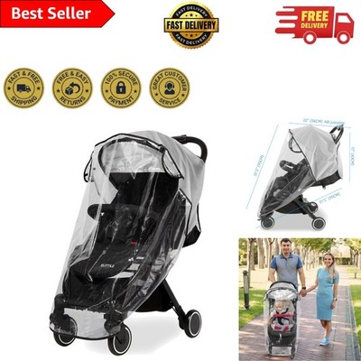 Transparent Waterproof Stroller Rain Cover - Universal Protection for Your Baby