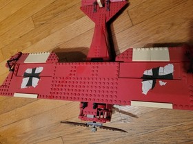 LEGO 10024 Red Baron, worn Stickers, have manual