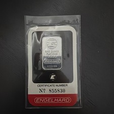 ENGELHARD AMERICAN PLATINUM 1 OZ EAGLE 999.5 SEALED BAR COA IN ASSAY CARD 2750.00 per troy oz