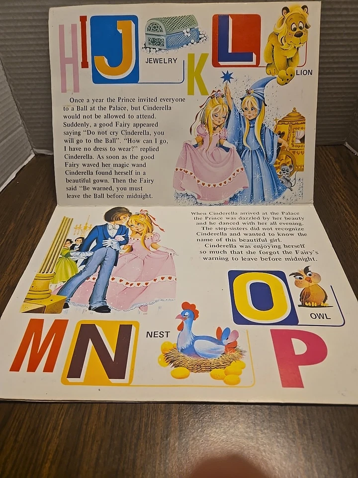 Set Of 2 ABC & 123 POP UP BOOKS. CINDERELLA & PETER THE PIXIE (1983) - Image 4 of 4