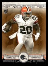 2014 Topps Museum Collection #54 Terrance West Bronze Rookie Browns