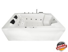 XXL Luxe whirlpool Baignoire Gauche LED Bac Double 190 X 120 CM Made IN Germany