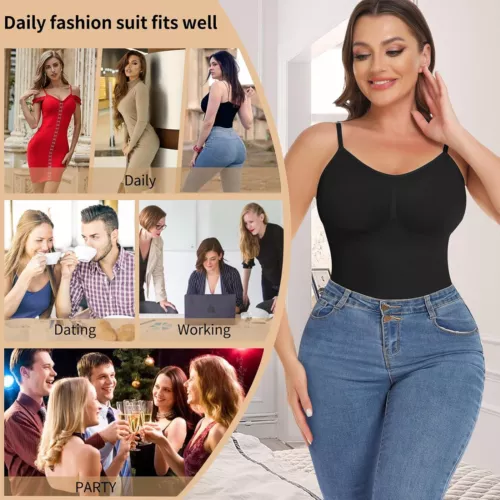 Fajas Colombianas Reductoras Body Shaper Levanta Cola Post OP Body Tops - Bild 7 von 62