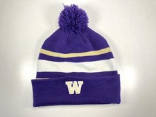 Nike WASHINGTON HUSKIES UW Football Warm COLLEGE WINTER BEANIE Ski Hat Fan Cap