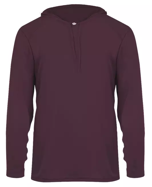 MEN S WICKING PERFORMANCE PULLOVER LIGHTWEIGHT HOODIE RESISTS