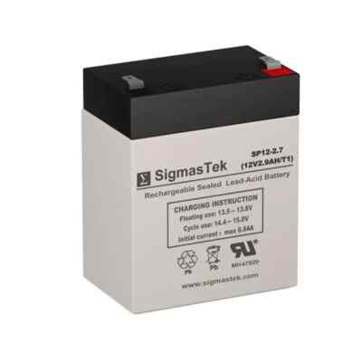 SigmasTek SP12-2.7 (T1) SLA AGM Battery Replacement for Leoch Battery LP12-2.9