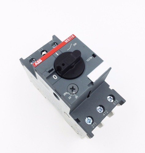 ABB MS116-16 manueller Motorstarter 10-16A 1SAM250000R1011KD USA - Bild 7 von 21