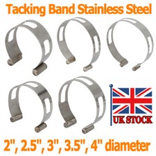 2" 2.5" 3" 3.5" 4" Exhaust Tacking Band For Welding Fabrication Pipe Clamp-on UK