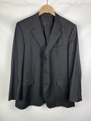 Canali Pure New Wool Herren Blazer Jacke Sport Mantel Gr. US 46 / EU 56