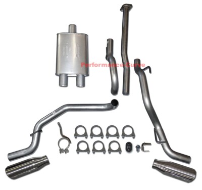 05-12 Toyota Tacoma 4.0 Catback Dual Exhaust Side Exit w/ 14'' Big Max Turbo