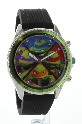 シヤコマン JUMBO Nickelodeon Men's Teenage Ninja Turtles ANALOG WRIST Watch