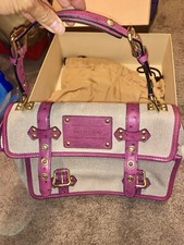 !!!LIMITED EDITION Bag!! Louis Vuitton Purple Ostrich Sac Express GM Purse- RARE