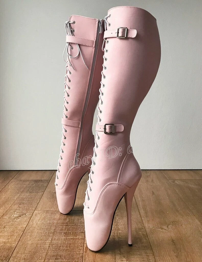 Pink wide calf clearance boots