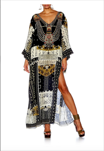 CAMILLA FRANKS SILK CRYSTALS MALI MUD 