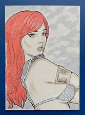 BREYGENT RED SONJA - SKETCH by DAN BERGREN