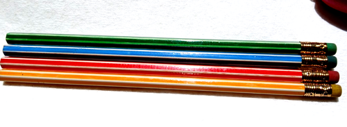 4-"266€ Adler KOKETT Nr. 2 Eagle Pencil Co. U.S.A." Holzstifte / 4 verschiedene Farben - Bild 16 von 16