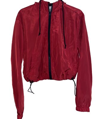 Outer Edge satin Bomber style Wind Breaker Inside Mesh jacket Size  Medium