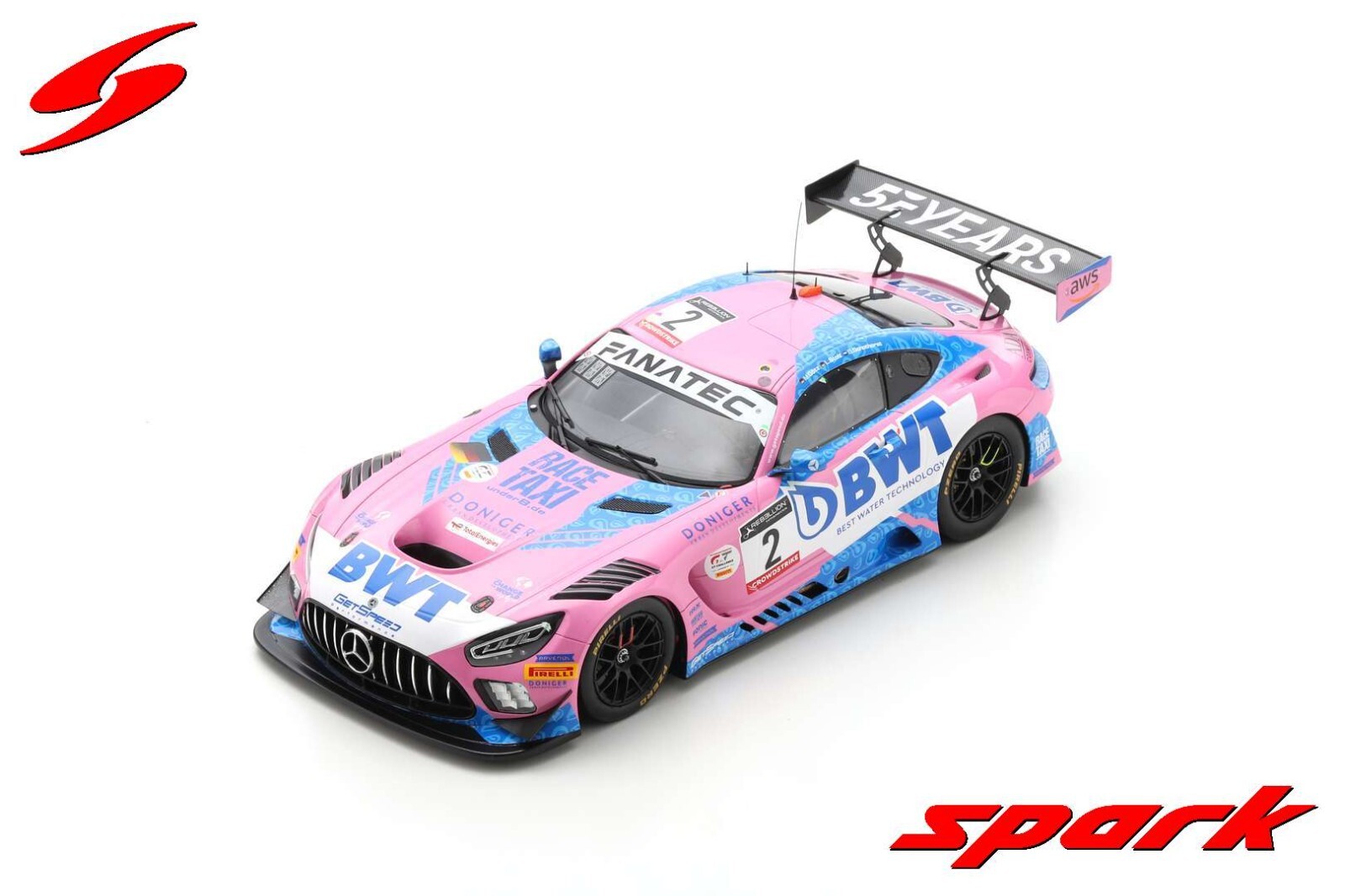 Voiture de course Mercedes AMG GT3 Spark 18SB051 miniature 1/18 Spa 2022
