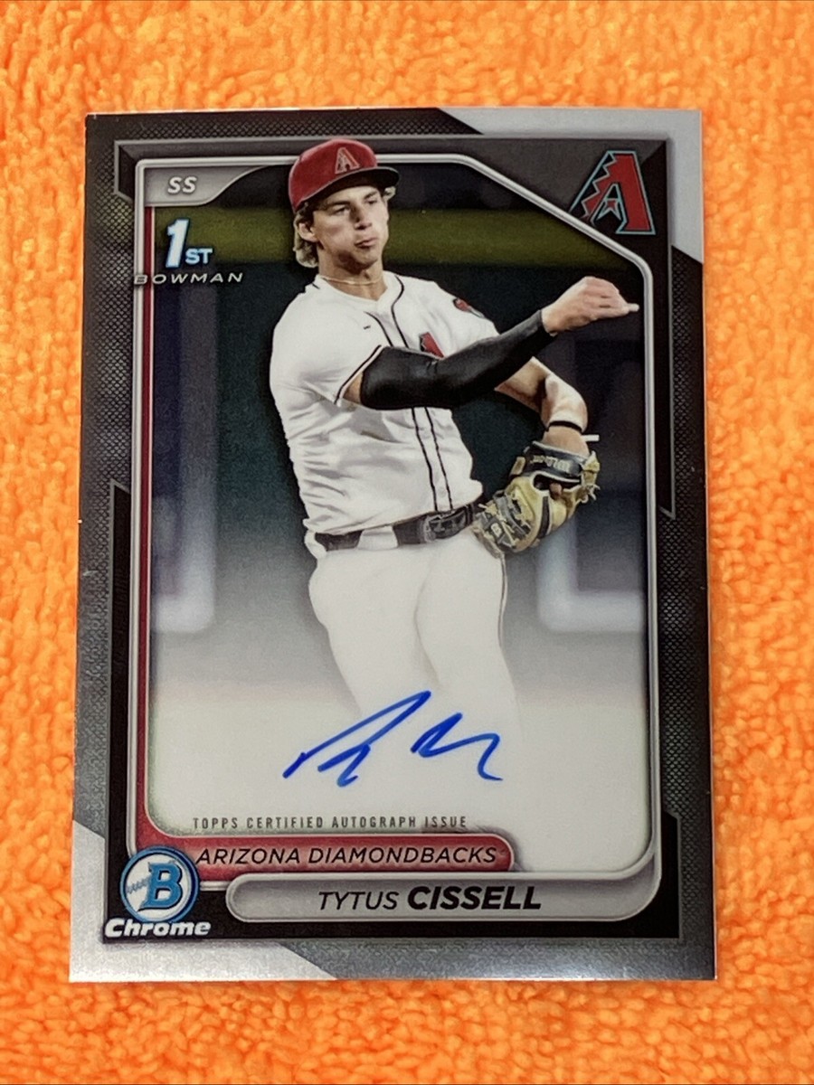 Tytus Cissell 1st AUTO 2024 Bowman Draft #CPA-TC CHROME Autograph 