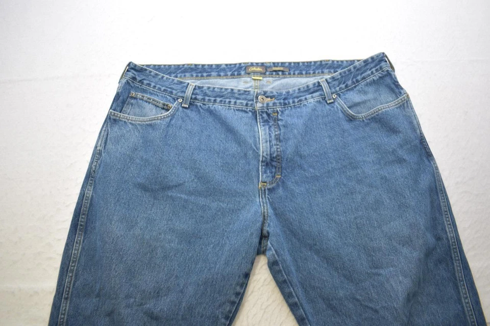 Cabelas Classic Fit Straight Rugged Blue Denim Jeans Mens Size 46 x 32 - Image 4 of 4