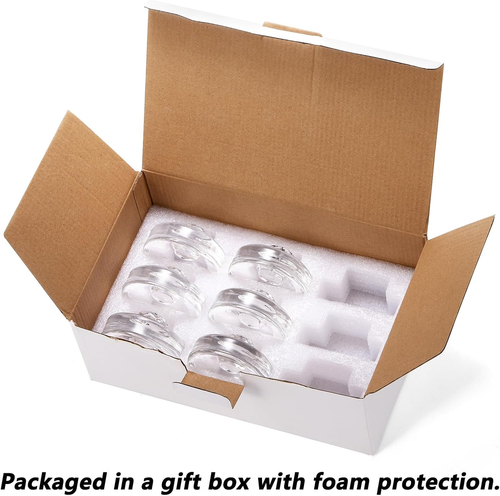9 Pack Fermentation Glass Weights with Easy Grip Handles for Wide Mouth Mason Ja - Picture 5 of 12