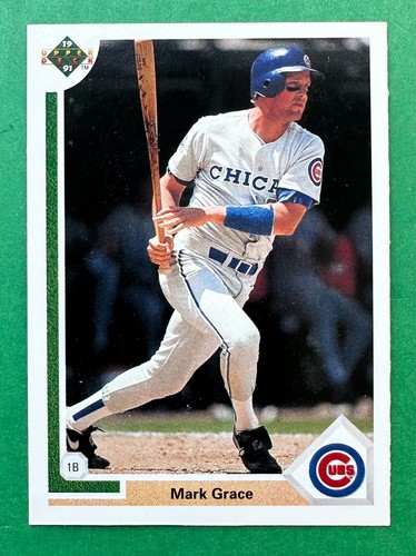1991 Upper Deck Mark Grace #134 Chicago Cubs (4x Gold Glove/3x All-Star) - Bild 7 von 16