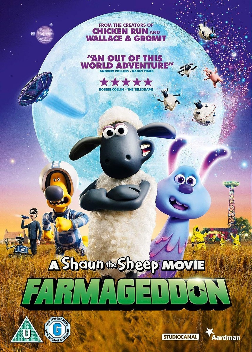 A Shaun The Sheep Movie: Farmageddon (DVD) Brand New Sealed