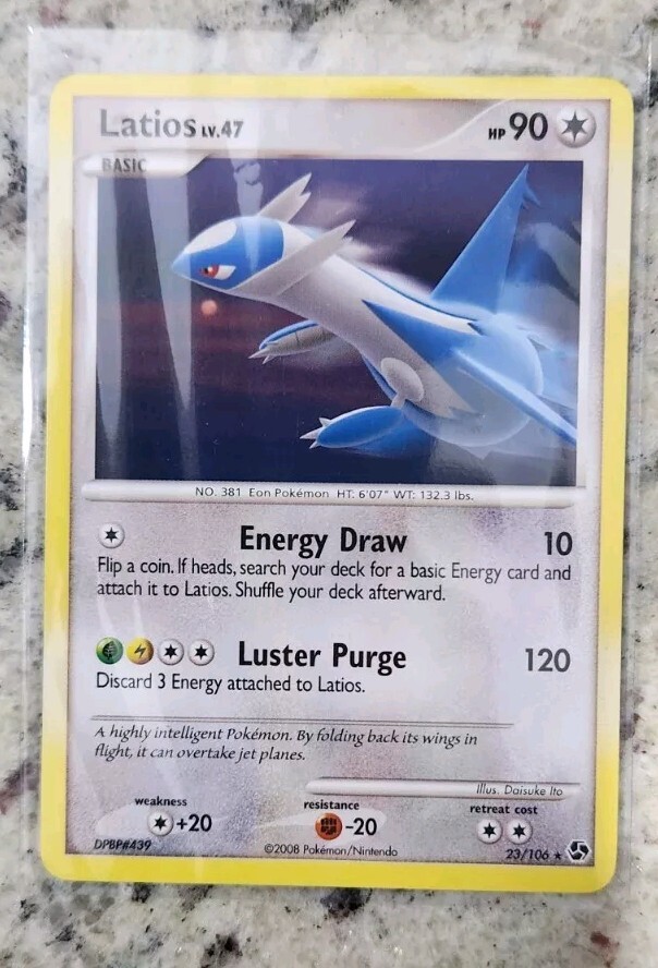 Latios Great Encounters Non Holo Rare 23/106 Diamond & Pearl Pokémon TCG Card NM