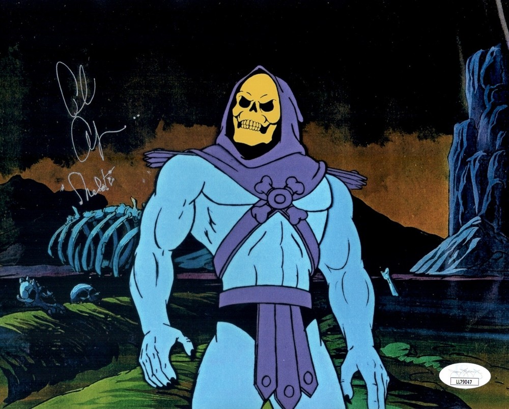 ALAN OPPENHEIMER Signed Master of Universe SKELETOR 8x10 Photo JSA COA Cert