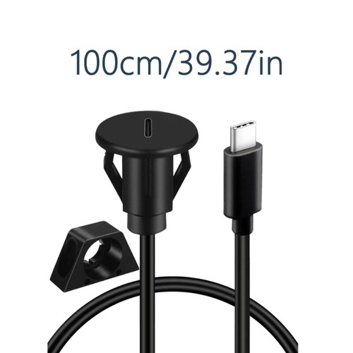 Durability USB3.0 Car Dashboards Flush Mount Extension Cable for Marine, Bike - Afbeelding 6 van 6